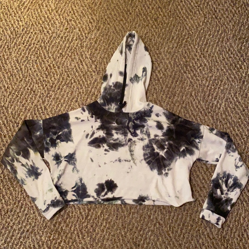 Softest Tie Dye Cropped Sweatshirt